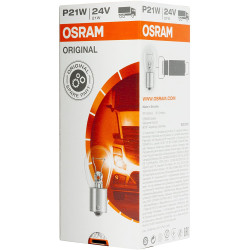 OSRAM P21W 7511 24V 21W Miniature Automotive Light Bulb 10 Pack