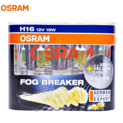 Osram H16 12V 19W 2600K 62219FBR Fog Breaker Foglight Bulb