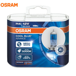 OSRAM H4 9003 12V 60/55W 5000K 62193CBA Cool Blue Advance Hi/lo Beam Halogen Headlight