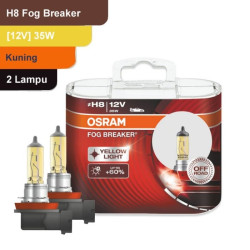 OSRAM H8 12V 35W 2600K Fog Breaker Halogen Bulb 62212FBR