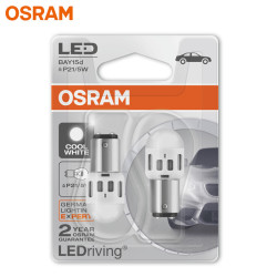 OSRAM 1357CW P21/5W LED 6000K Cool White S25 BAY15d Reverse Light