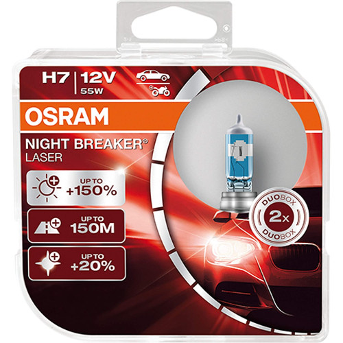 OSRAM NIGHT BREAKER LASER H7 12V 55W 64210NL Halogen Lamp