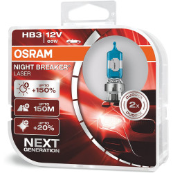 OSRAM NIGHT BREAKER LASER HB3 12V 60W 9005NL Halogen Lamp
