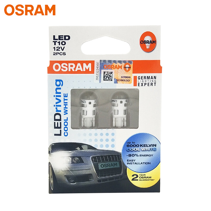 Begivenhed der Foranderlig Osram LED 2880CW Cool White 6000K W5W Parking Lamp (12V, 1W)