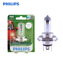 Philips Longlife Ecovision H4 12V 60/55W Upgrade Car Headlight Bulb 12342LLECOB1