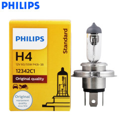Philips H4 9003 12V 60/55W P43t Premium Vision Car Headlight Bulb Halogen