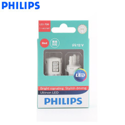 Philips W21/5W T20 7443 Ultinon LED 11066ULR Red Car Bulb