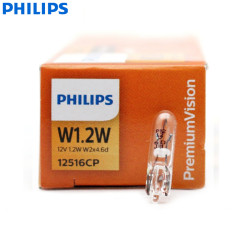PHILIPS W1.2W T5 Vision 12V W2x4,6d Wedge Base Bulbs 12516CP