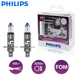 Philips VisionPlus H1 12V 55W Upgrade Headlight Bulb 3250K 12258VPS2