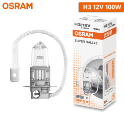 OSRAM 100W 12V H3 PK22s halogen fog light bulb 62201 super rallye